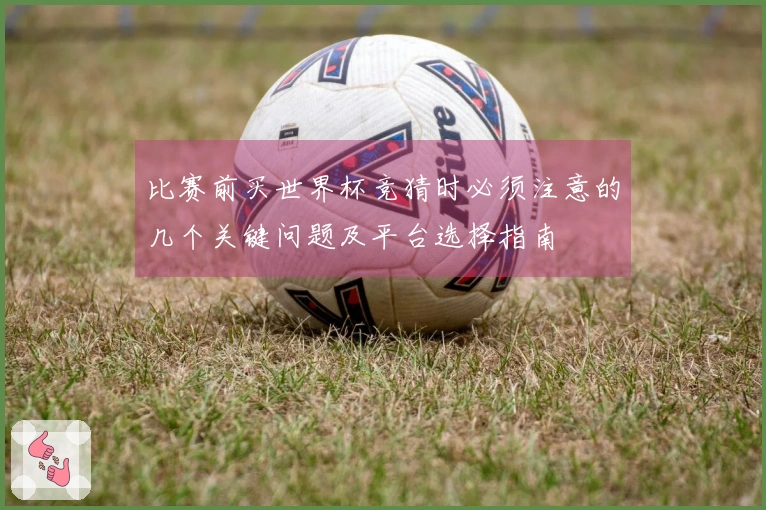 比赛前买世界杯竞猜时必须注意的几个关键问题及平台选择指南